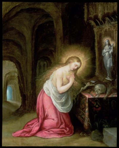 La Maddalena penitente da Frans the Elder Francken